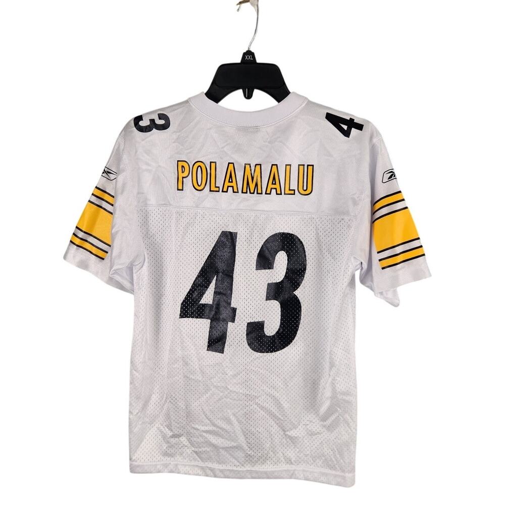 Pittsburgh Steelers Troy Polamalu Jersey Youth Large 14/16
